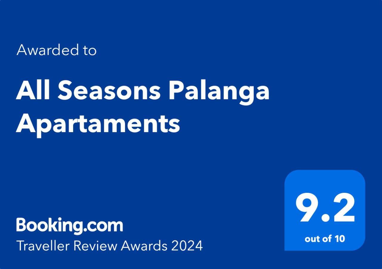 All Seasons Palanga Apartaments Екстериор снимка